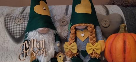 Jesenná dekorácia výška 65/70cm,