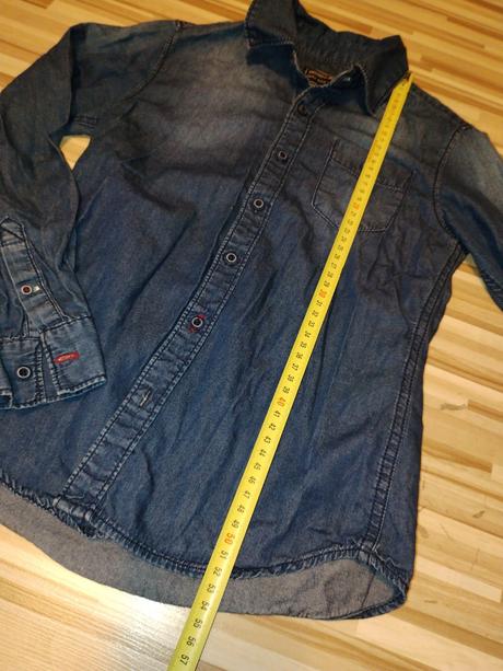 Riflová košeľa, zara,128