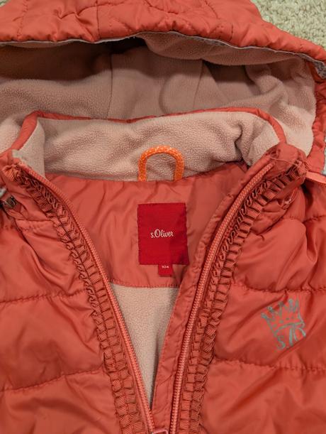 Bunda s.oliver 104 ruzova, s.oliver,104