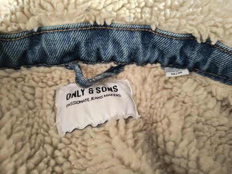 Pánska zateplená rifľová bunda, m