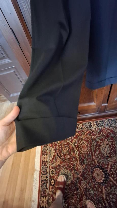 Čierne elegantné nohavice ozeta m, m