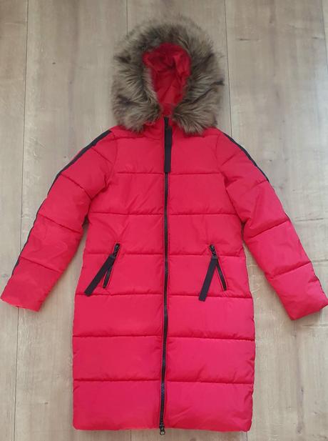 Prešívaná dlhá vetrovka, gate,xs