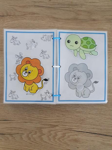 Pracovny zošit zvieratka od 1 roka, 