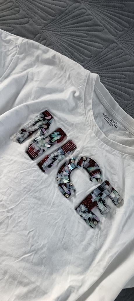 Biele tričko s aplikáciou, reserved,164