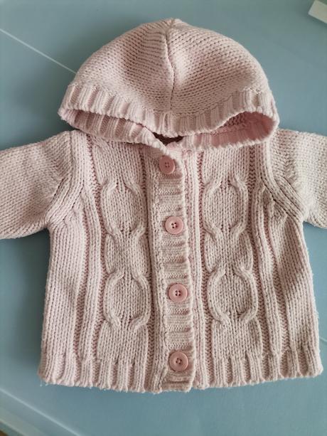 Pletený baby svetrík, f&f,62