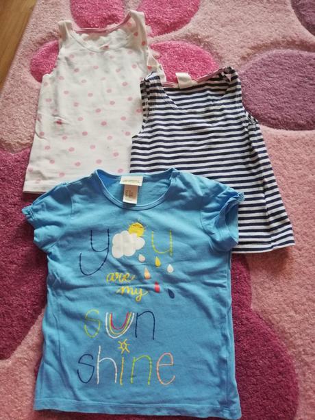 2ks tielka next + tricko hm, h&m,92