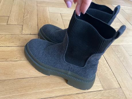 Damske topanky jar/jesen, vel. 37, siva zelen, 37