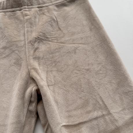 Dievčenské plyšové legíny krémová, 110 / 128