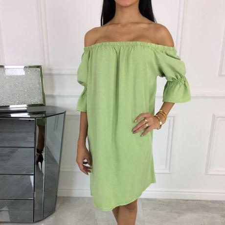 Bledozelené šaty, m