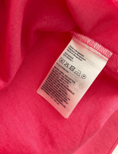 Tunikové šaty bavlna + ľan, h&m,xs