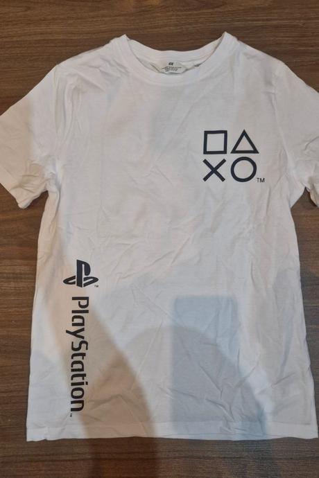 Tričko playstation, h&m,158