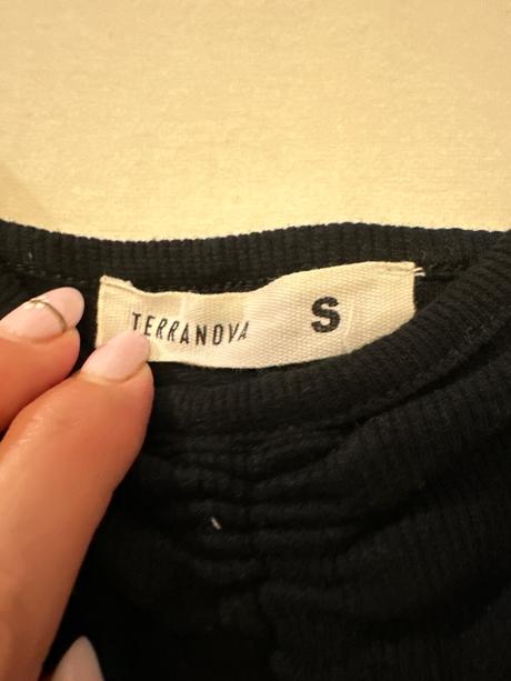 Vrúbkovaný crop top, terranova,s