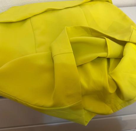 Elegantné šaty review žiarivá žltá + čipka, review,s