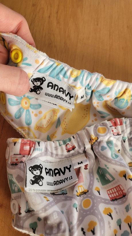 Látkové plienky, anavy,7 kg - 18 kg