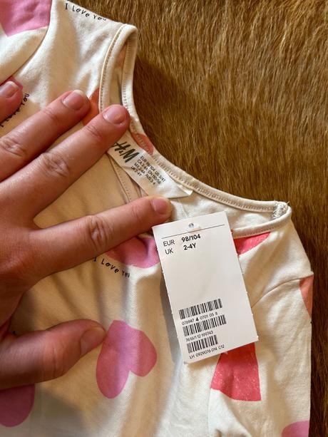 Šaty nove, h&m,98 / 104