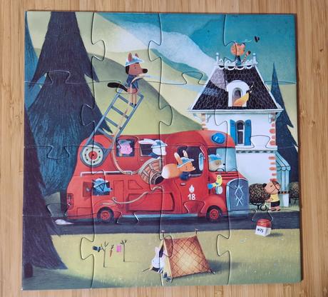 Puzzle hasicske auto, 