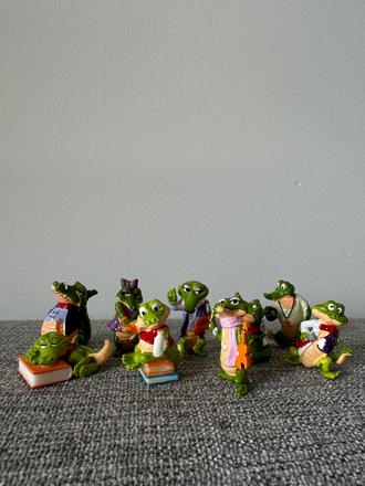 Kinder figúrky/postavičky krokodíly schulbus,