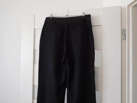 Elegantné nohavice so saténovým pásom, 36v,, 36