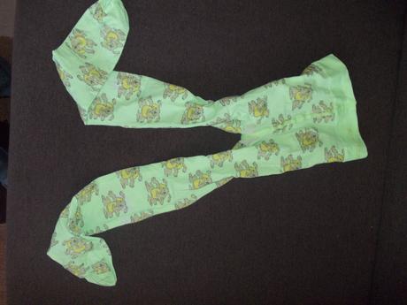 Zelené šaty 86 + silonky, h&m,86