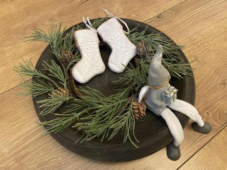 Medovník čižmička - perník s bielou polevou 1 ks, 