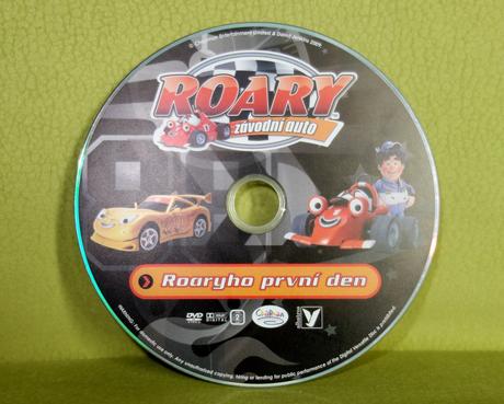 Dvd roary závodní auto,