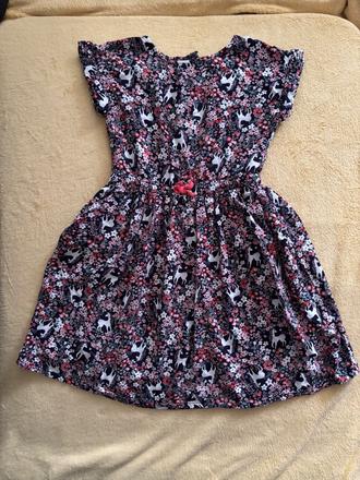 Letné dievčenské šaty h&m 128, h&m,128