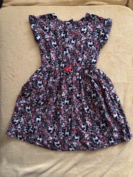 Letné dievčenské šaty h&m 128, h&m,128