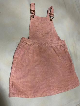 Menčestrové šaty na traky, lupilu,116