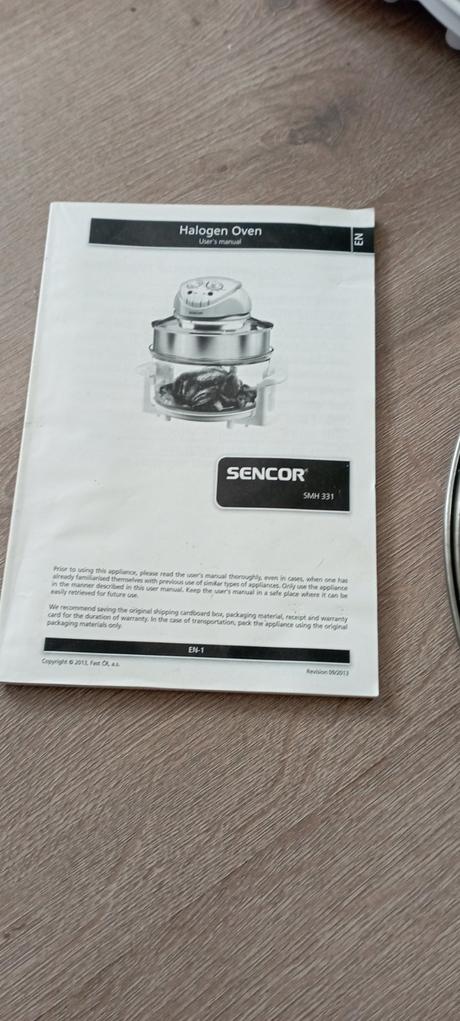 Halogénová rúra, sencor