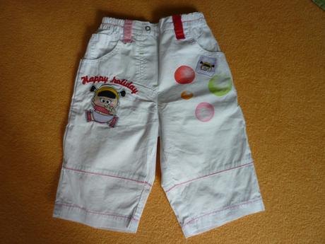 Peknucke nohavice na vreckách pískacie, chicco,68