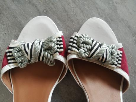 Sandále baldowski v40,25,5 cm,opät 7cm,vnútri koža, 40