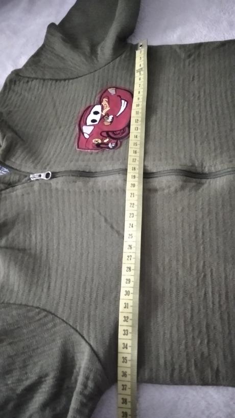 Olivová mikina na zips, 128