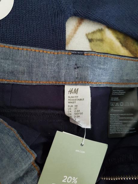 Nohavice a svetrík, h&m,98