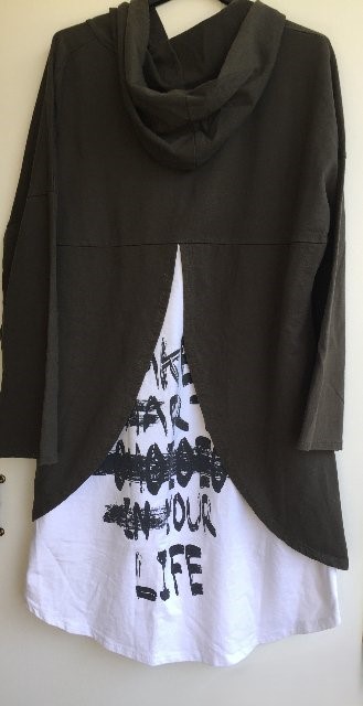 Talianska tepláková mikina s kapucňou, 48