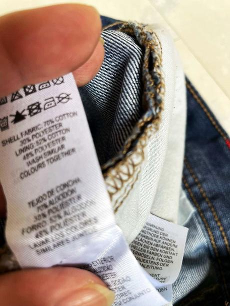 Riflové kraťasy, denim co,xl