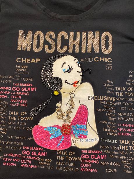 Tričko moschino, moschino,m