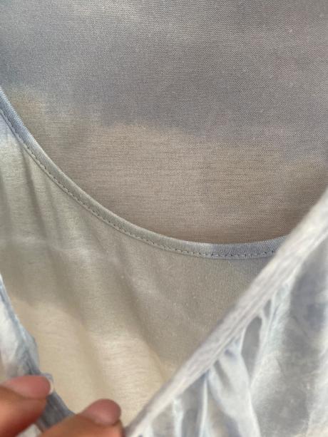 Ľahučká blúzka s všitým tielkom, xl