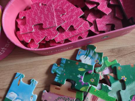 Puzzle princezná v koči - djeco,