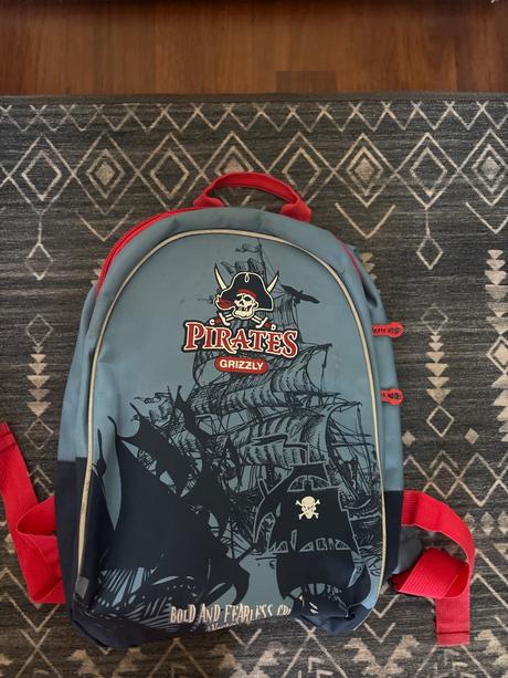 Modrý chlapčenský ruksak grizzly,