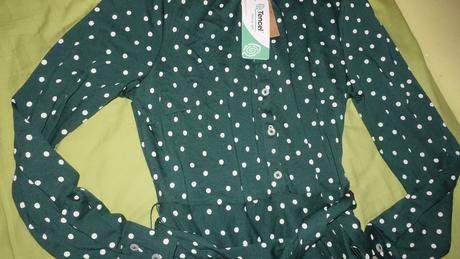 Nove bodkovane saty boden pre vyssiu postavu, mini boden,40