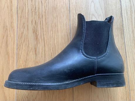 Kožené jazdecké topánky zn. hkm veľ. 34, 34