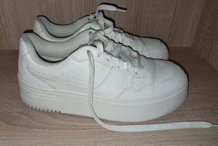 Biele tenisky pull&bear, pull&bear,36