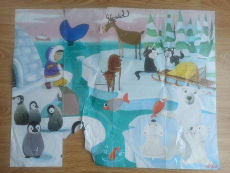 Dotykove puzzle janod zivot na lade, 