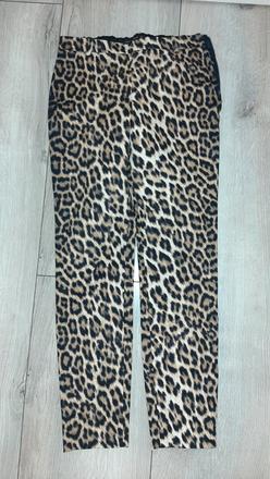 Nohavice s leopardím vzorom zara, zara,s