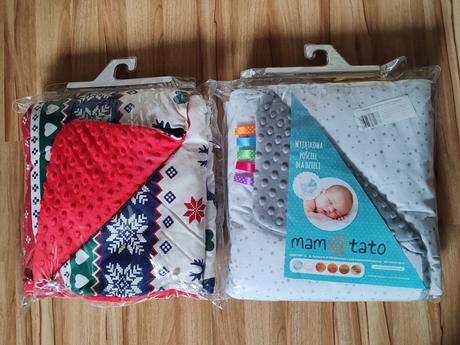 Obojstranná deka minky vianoce, 