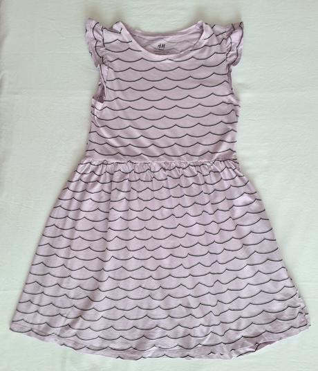 Šaty fialkové, h&m,134
