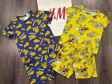H&m letne detske pyzama na 5-6 rokov, h&m,110