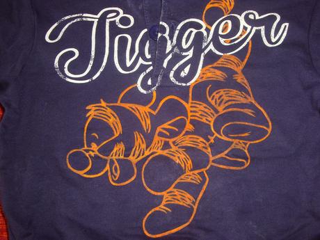 Tigríková mikina 6-9m, disney,74