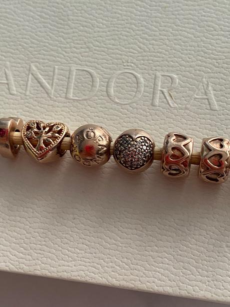 Pandora rose gold koralky, pandora