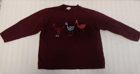 Detská bordová mikina s motívom, esprit 128-134 cm, esprit,128